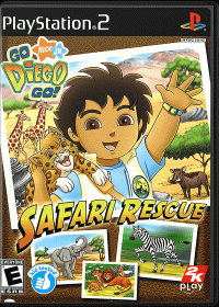 Go, Diego, Go: Safari Rescue Playstation 2  box art